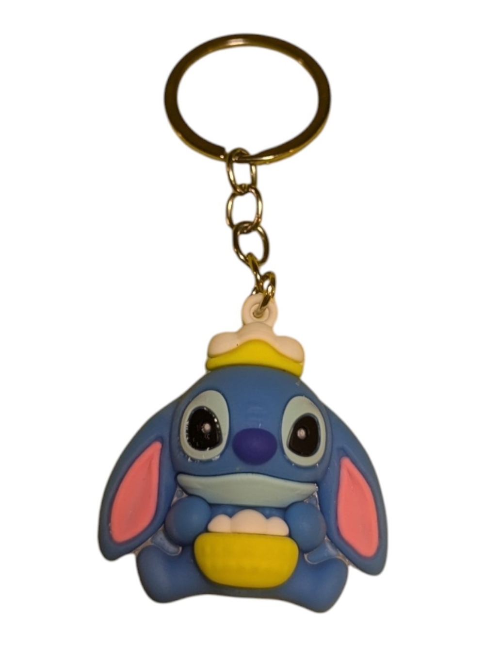 Disney Stitch Character Keychain Bag Charm Blue Yellow Kids